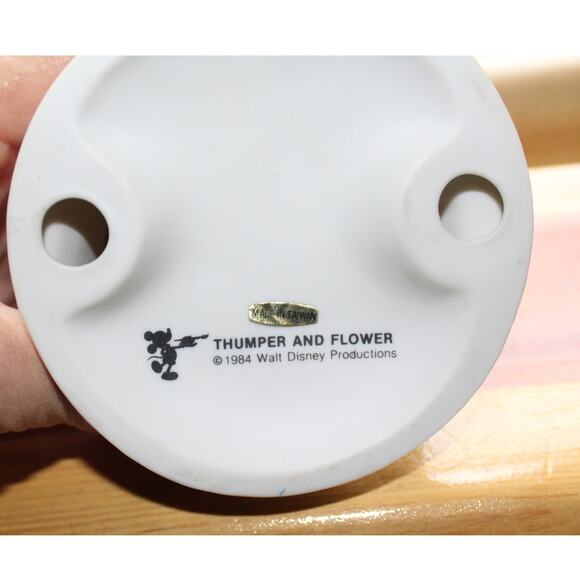 vintage Walt Disney Productions Bambi Thumper Flower the Skunk Easter Figurine. - Picture 4 of 7